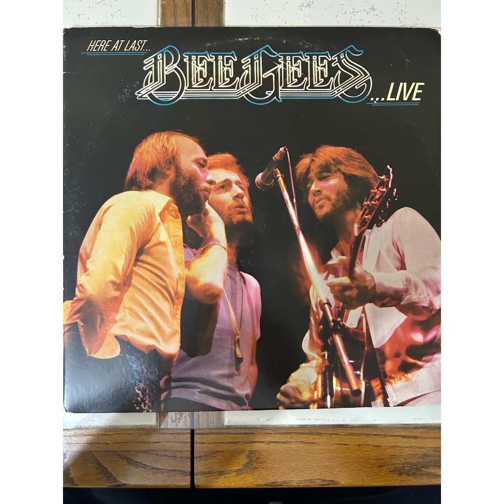 Bee Gees Here At Last Live 1977 Double Vinyl LP RSO‎ RS-2-3901 Disco Rock